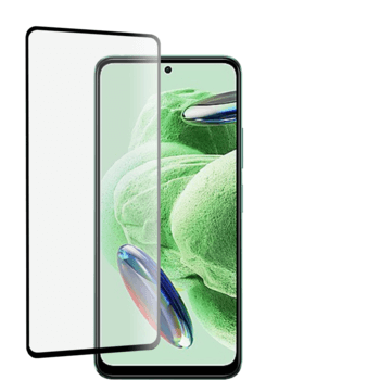 3x 3D kaljeno staklo s okvirom za Xiaomi Redmi Note 12 Pro 4G - crne boje