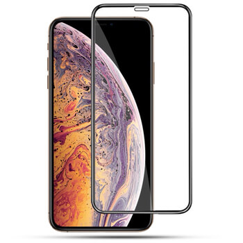 3x Picasee 3D zaštitno kaljeno staklo s okvirom za Apple iPhone X/XS - crne boje - 2+1 gratis