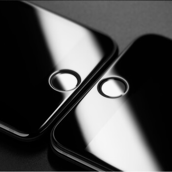 3x Picasee 3D zaštitno kaljeno staklo s okvirom za Apple iPhone 7 - crne boje - 2+1 gratis