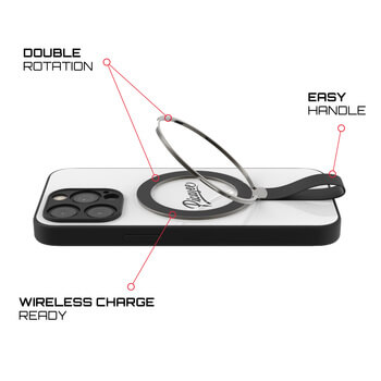 Picasee MagSafe ring - Crna