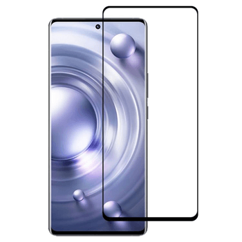 3x 3D kaljeno staklo s okvirom za Vivo V40 SE 5G - crne boje
