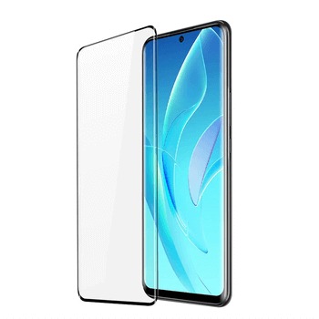 3D kaljeno staklo s okvirom za Honor 200 Lite - crne boje