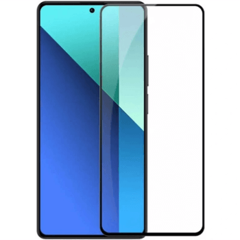 3D kaljeno staklo s okvirom za Xiaomi Redmi 13 4G - crne boje