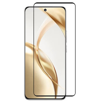 3D zaštitno staklo sa savijenim rubovima za Honor 200 Pro 5G - crne boje