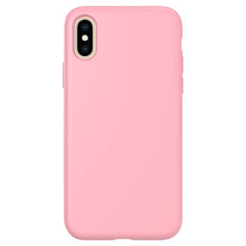 Picasee Liquid case Apple iPhone X/XS - Personalizirano graviranje - Ružičasta