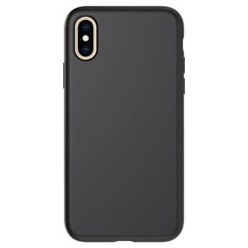 Picasee Liquid case Apple iPhone X/XS - Personalizirano graviranje - Crna
