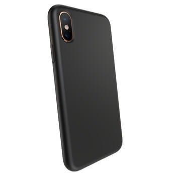 Maskica za Apple iPhone X/XS - Personalizirano graviranje - Crna
