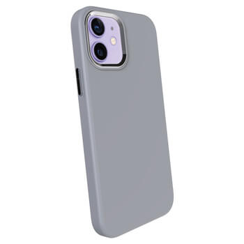 Maskica za Apple iPhone 12 - Personalizirano graviranje - Sivo