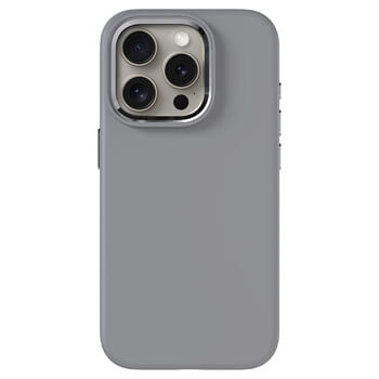 Picasee Premium case s MagSafe pro za Apple iPhone 15 Pro - Personalizirano graviranje - Sivo