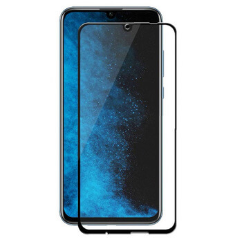 3D kaljeno staklo s okvirom za Huawei P Smart 2019 - crne boje