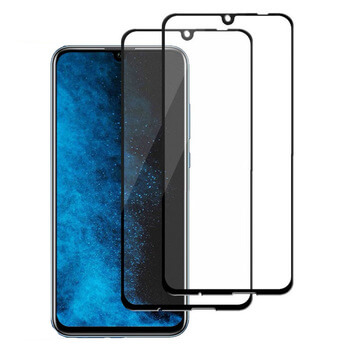 Picasee 3D zaštitno kaljeno staklo s okvirom za Honor 10 Lite - crne boje