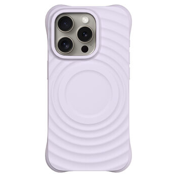 PicaseeShock-proof case s MagSafe Apple iPhone 15 Pro - Personalizirano graviranje - ljubičasta