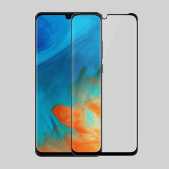 Picasee 3D zaštitno kaljeno staklo s okvirom za Huawei P30 Lite - crne boje