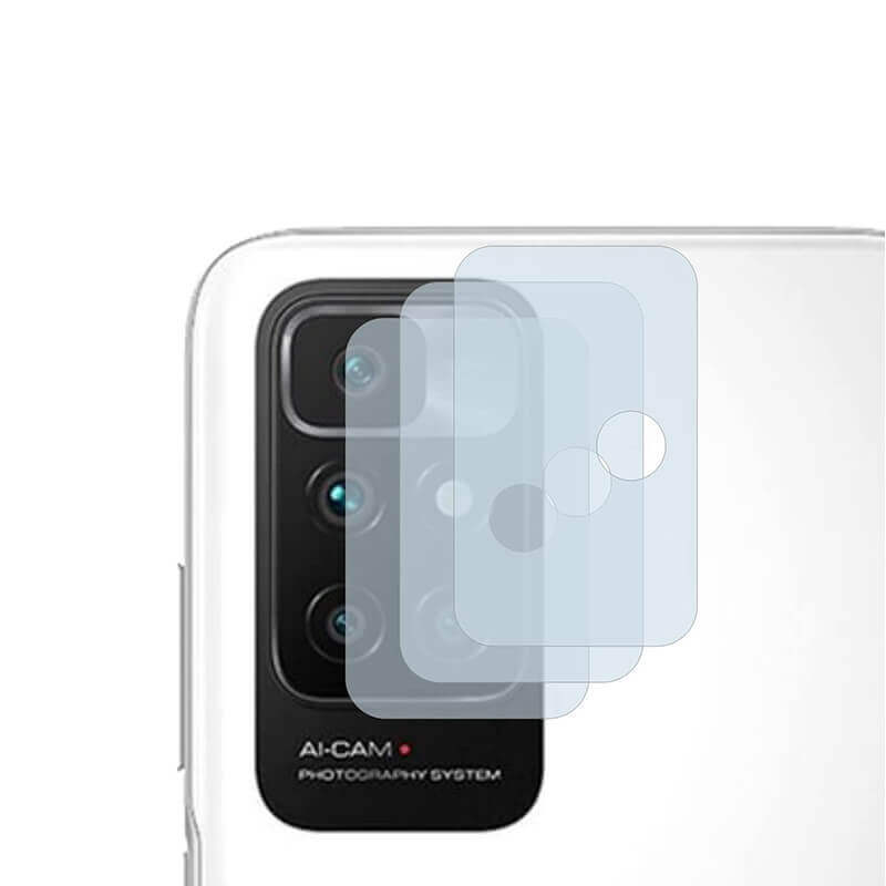 3x Picasee zaštitno staklo za zaštitu leće fotoaparata i kamere za Xiaomi Redmi 10 (2022) 2+1 gratis