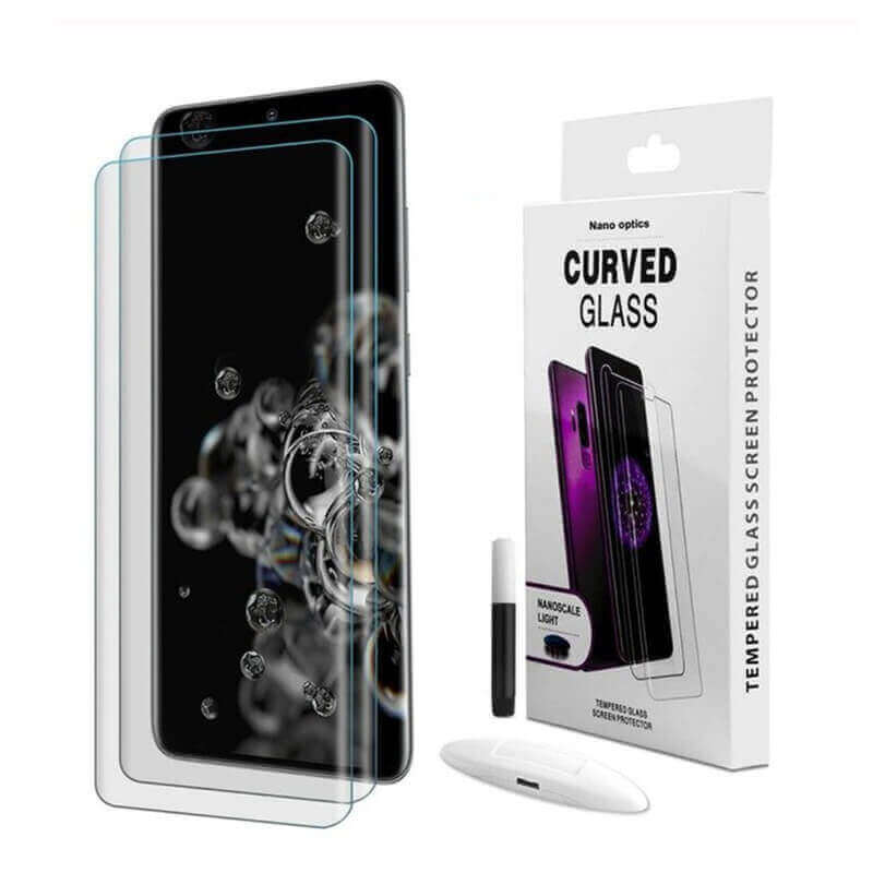 3x Picasee 3D UV zaštitno staklo za Samsung Galaxy S23 5G - 2+1 gratis