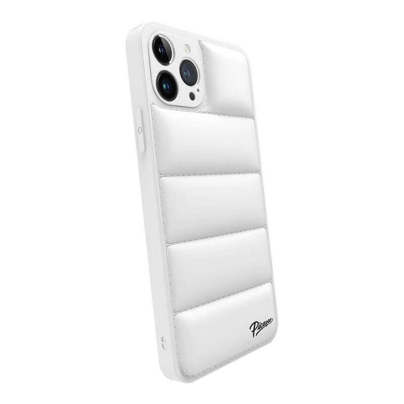 Picasee Puffer case pro Apple iPhone X/XS - Picasee Puffer - Bijela