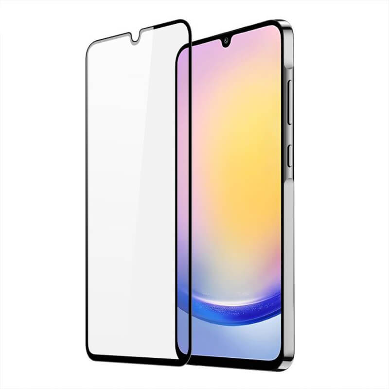 Picasee 3D zaštitno kaljeno staklo s okvirom za Samsung Galaxy A25 A256B 5G - crne boje