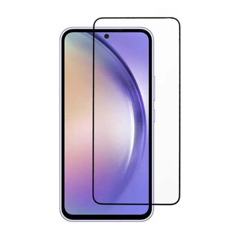 Picasee 3D zaštitno kaljeno staklo s okvirom za Samsung Galaxy A35 5G A356B - crne boje