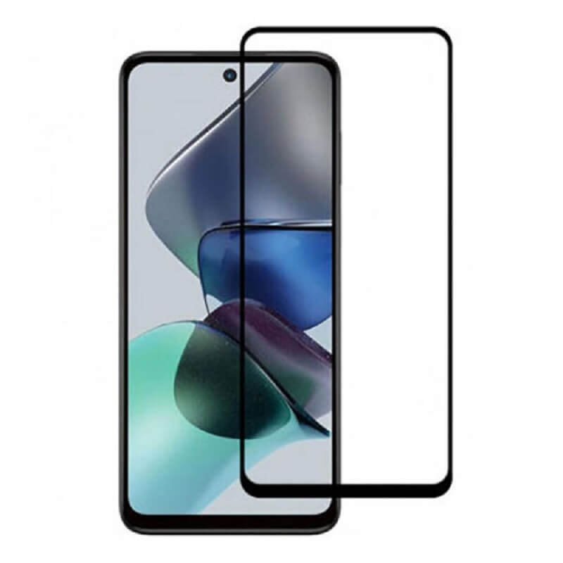 Picasee 3D zaštitno kaljeno staklo s okvirom za Motorola Moto G14 - crne boje