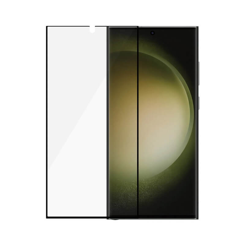 3x Picasee 3D zaštitno kaljeno staklo s okvirom za Samsung Galaxy S24 Ultra S928B 5G - crne boje - 2+1 gratis