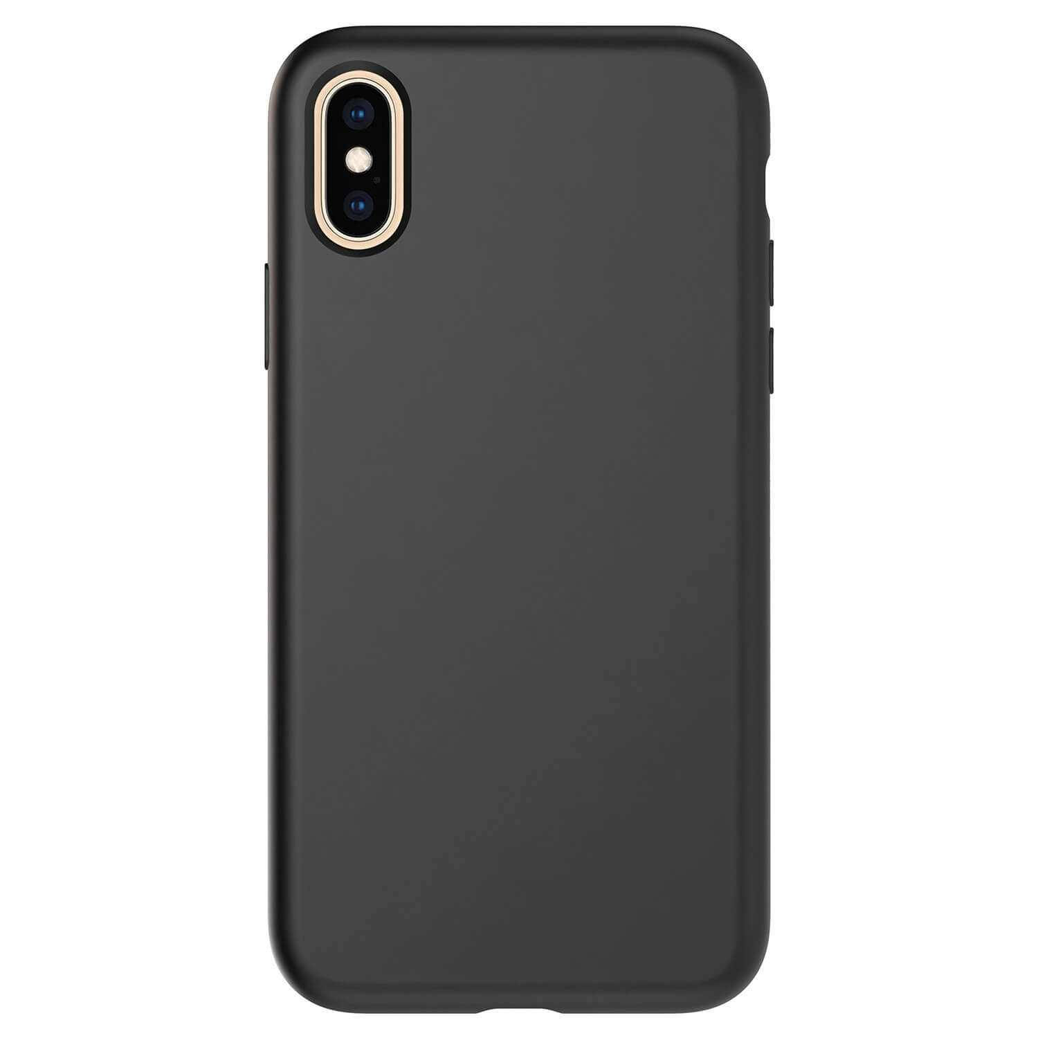 Picasee Liquid case Apple iPhone X/XS - Personalizirano graviranje - Crna