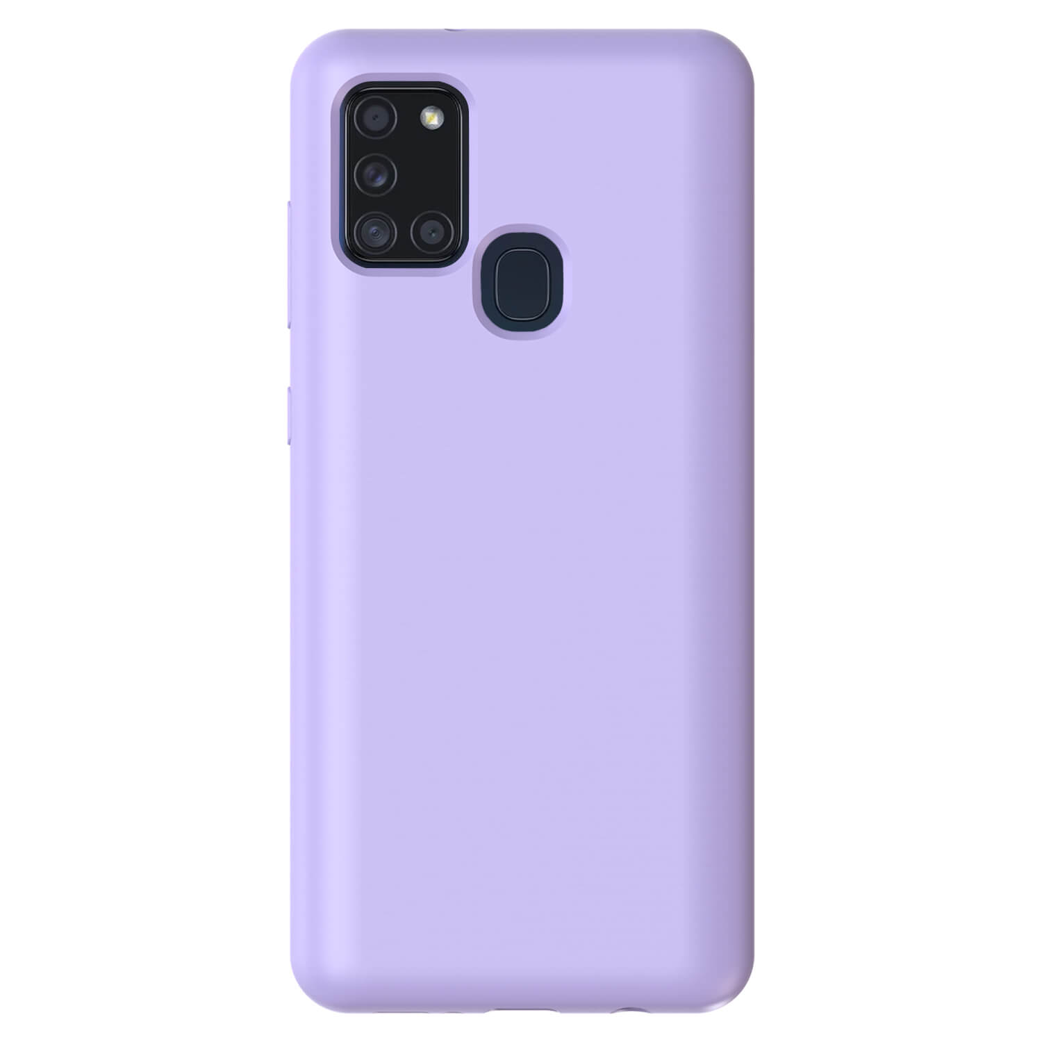 Picasee Liquid case Samsung Galaxy A21s - Personalizirano graviranje - ljubičasta