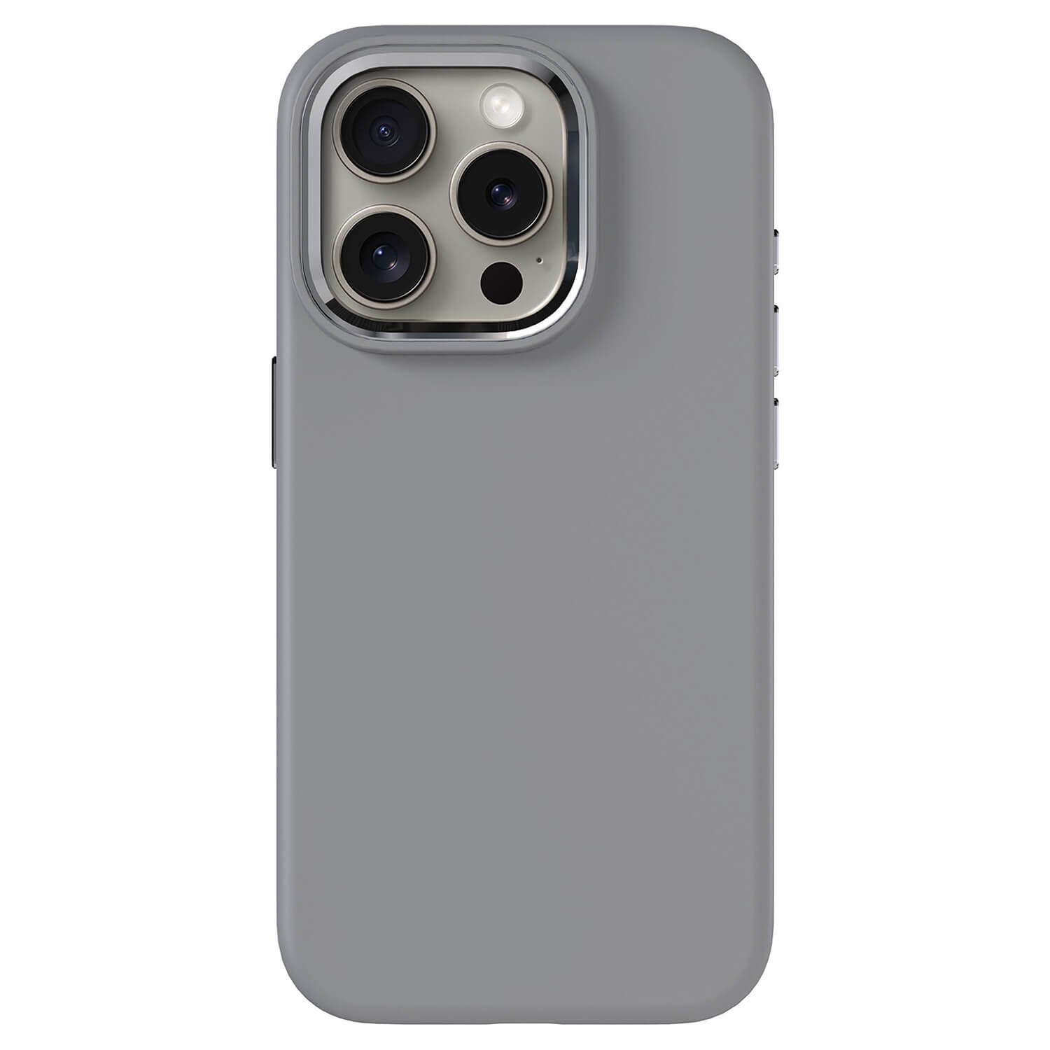 Picasee Premium case s MagSafe pro za Apple iPhone 15 Pro - Personalizirano graviranje - Sivo