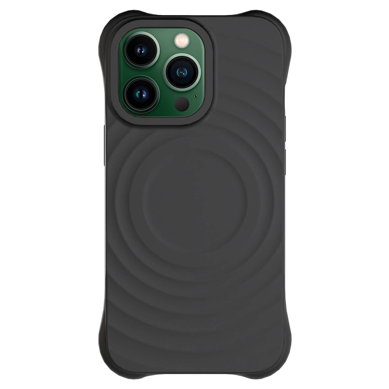 PicaseeShock-proof case s MagSafe Apple iPhone 13 Pro - Personalizirano graviranje - Crna