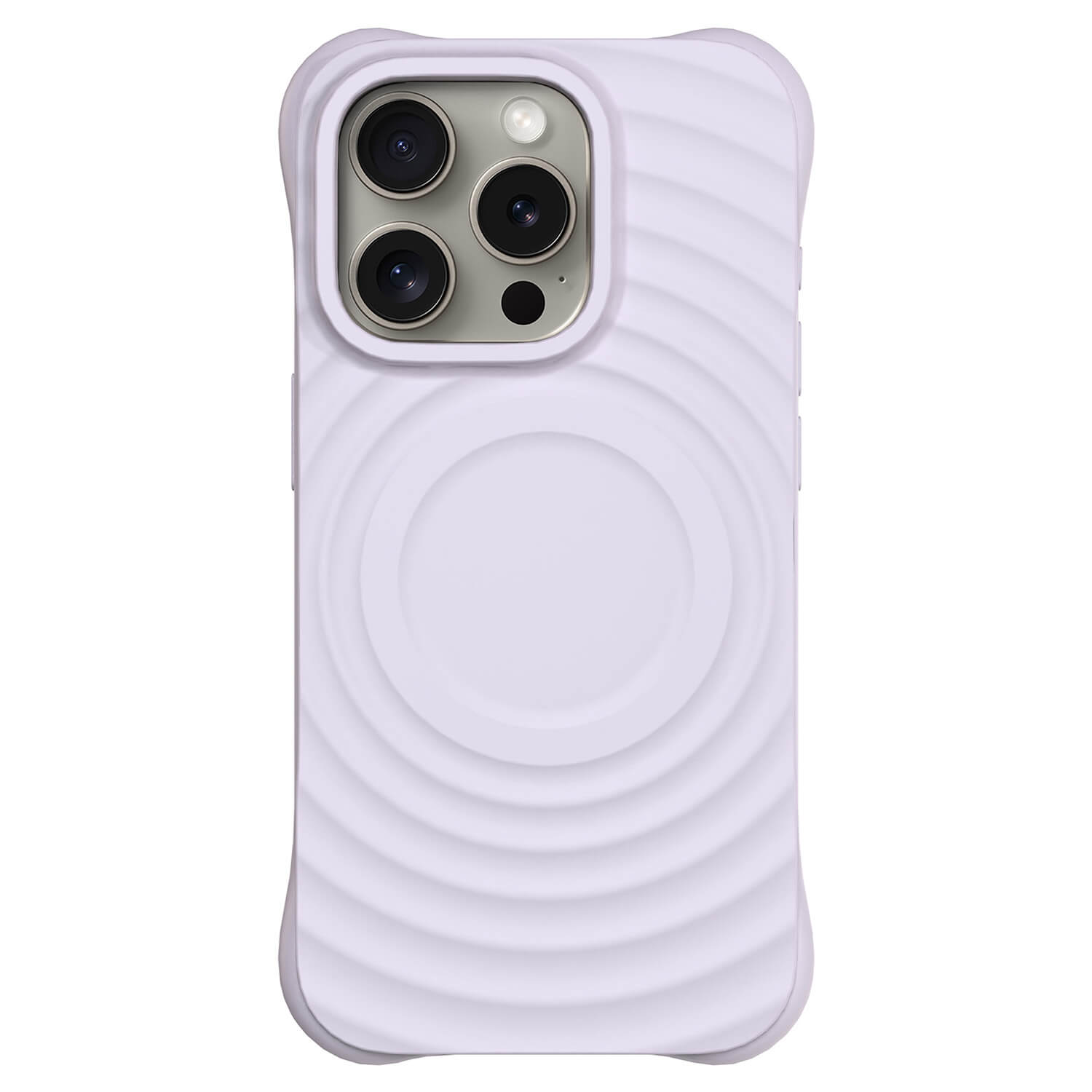 PicaseeShock-proof case s MagSafe Apple iPhone 15 Pro - Personalizirano graviranje - ljubičasta